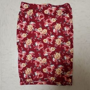 Forever 21 size small floral pencil skirt